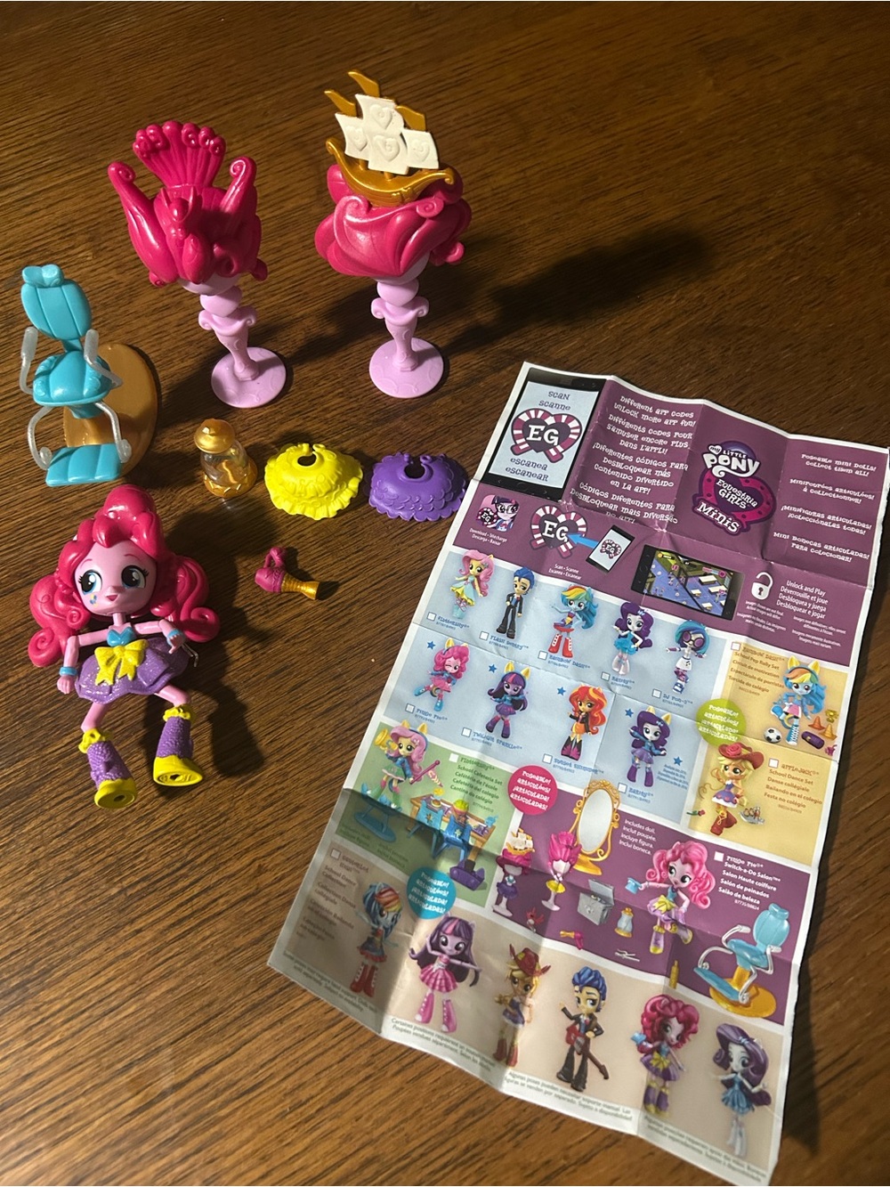 My Little Pony Pink and Purple Fashion Doll with Yellow Accents